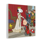 Snoopy Knight Canvas