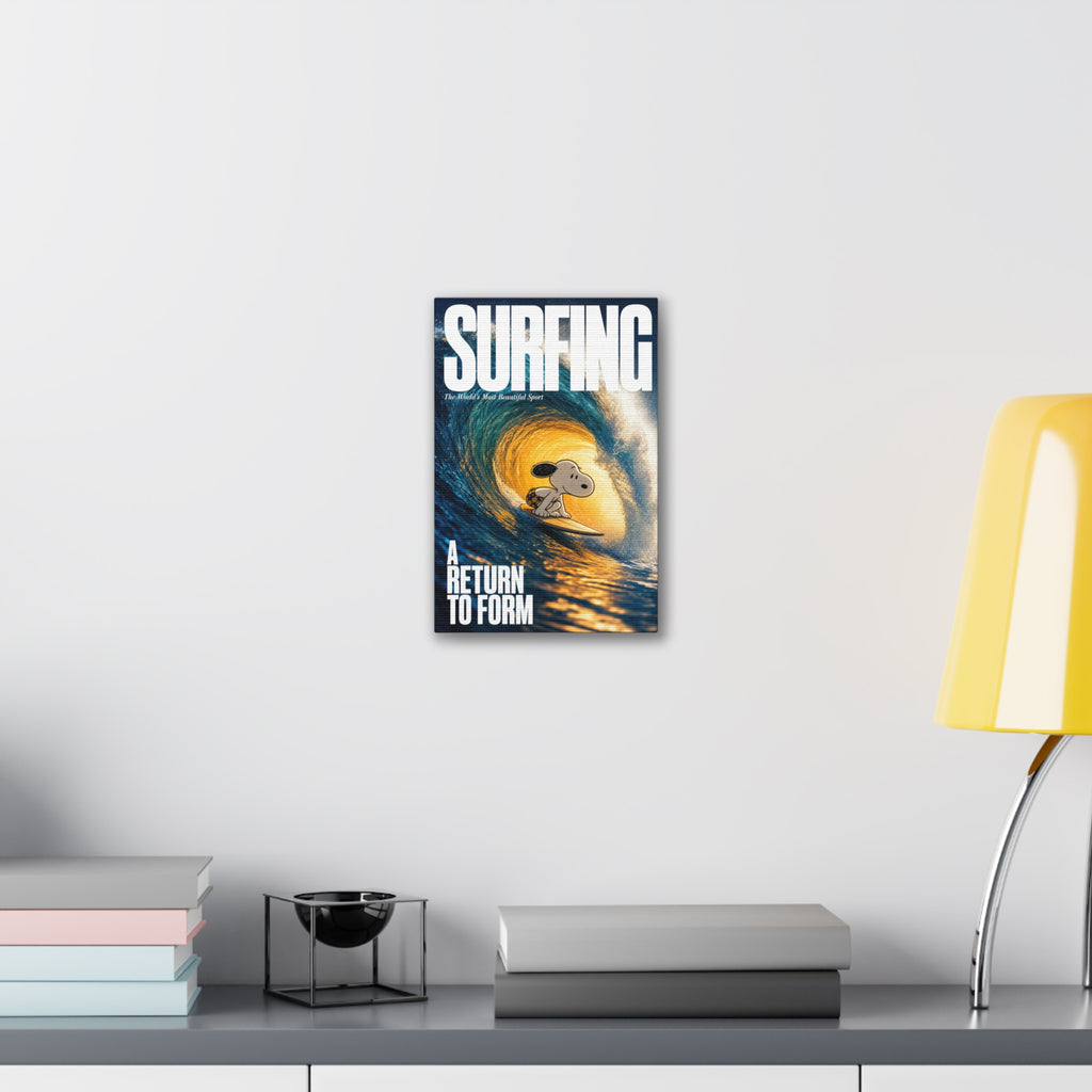 Surf Magazine Cover Canvas