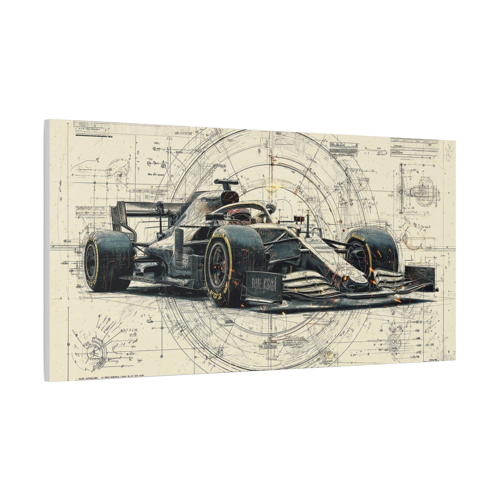Formula Racecar Canvas