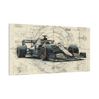 Formula Racecar Canvas