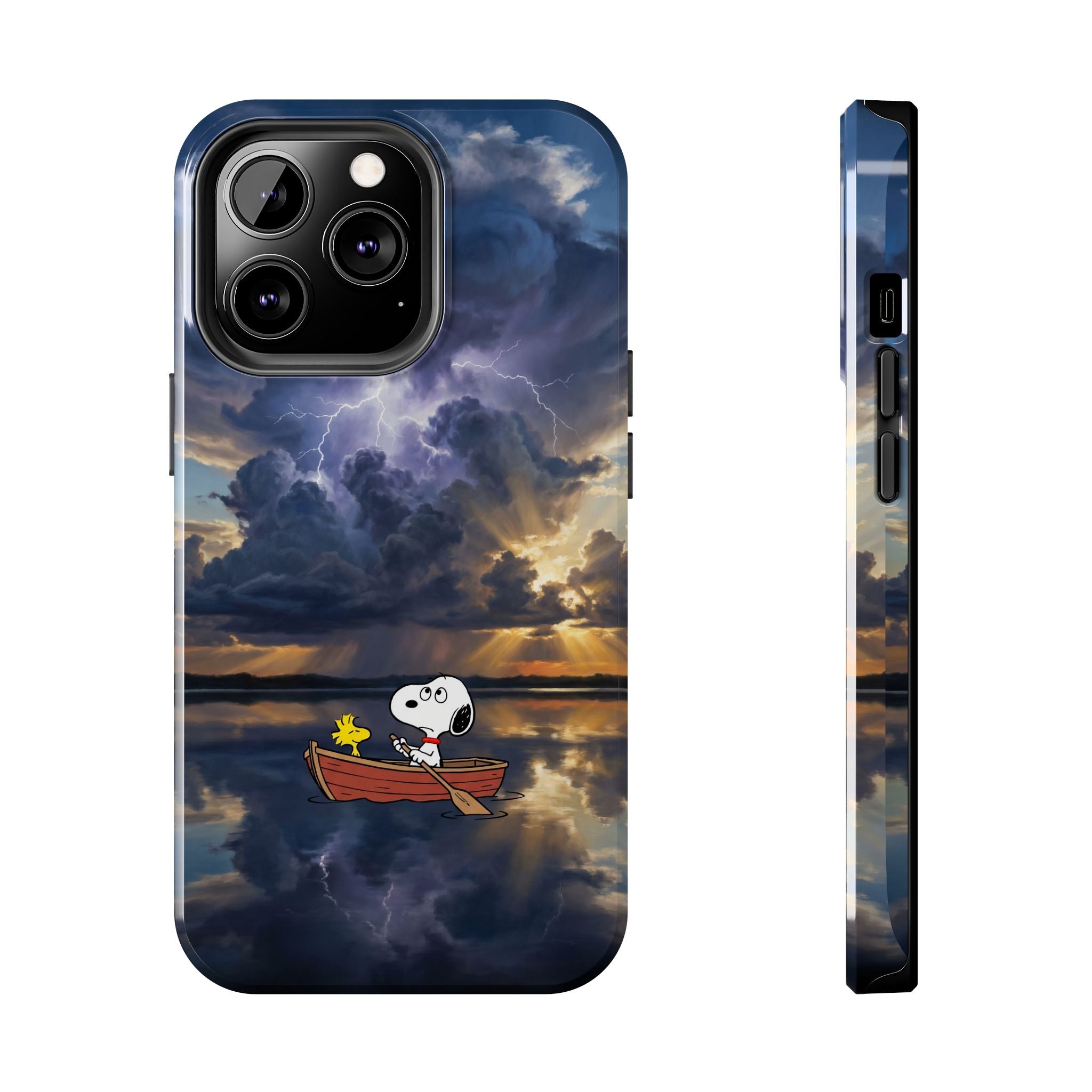 Stormy Rowboat Phone Case