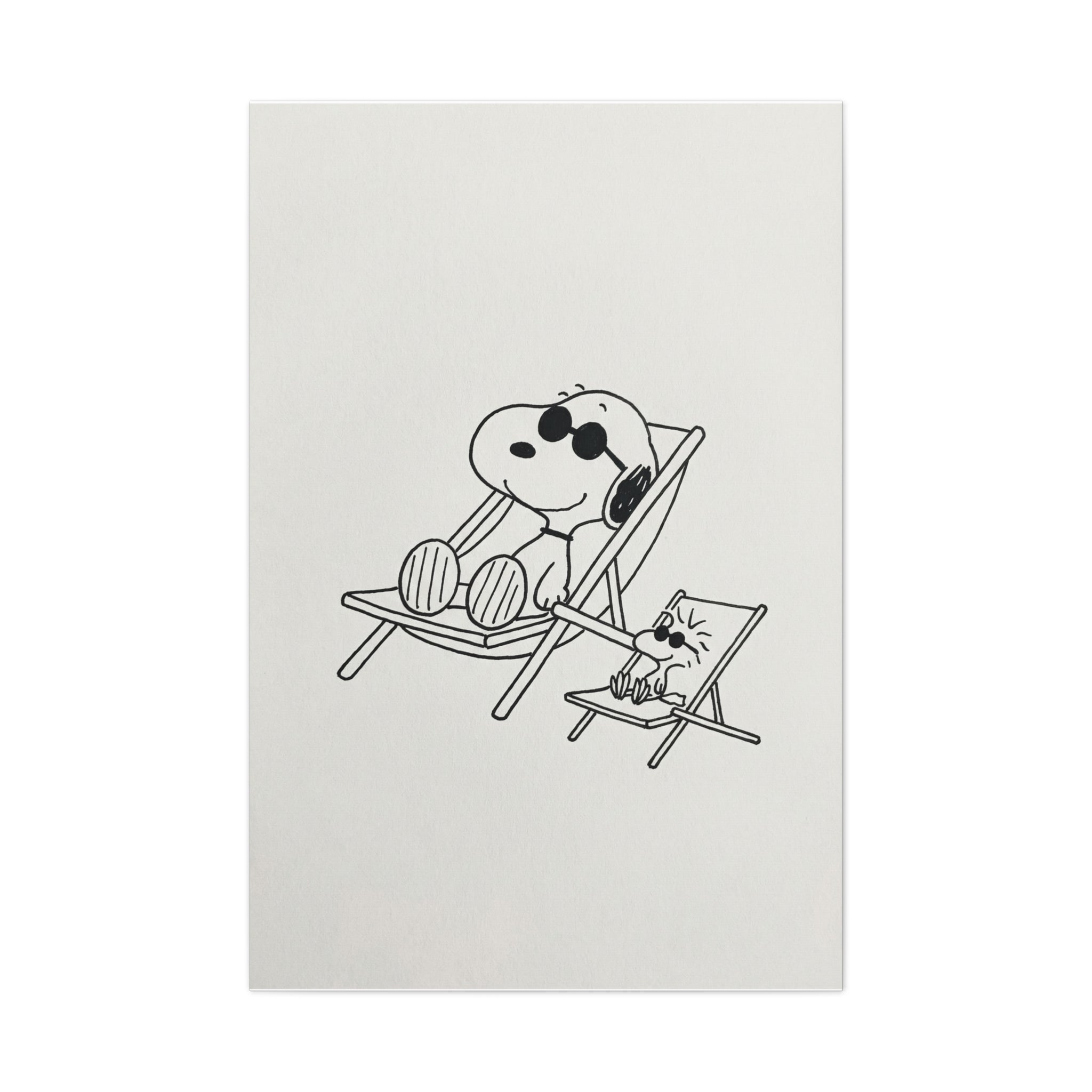 Relaxing Dog Lounge Canvas
