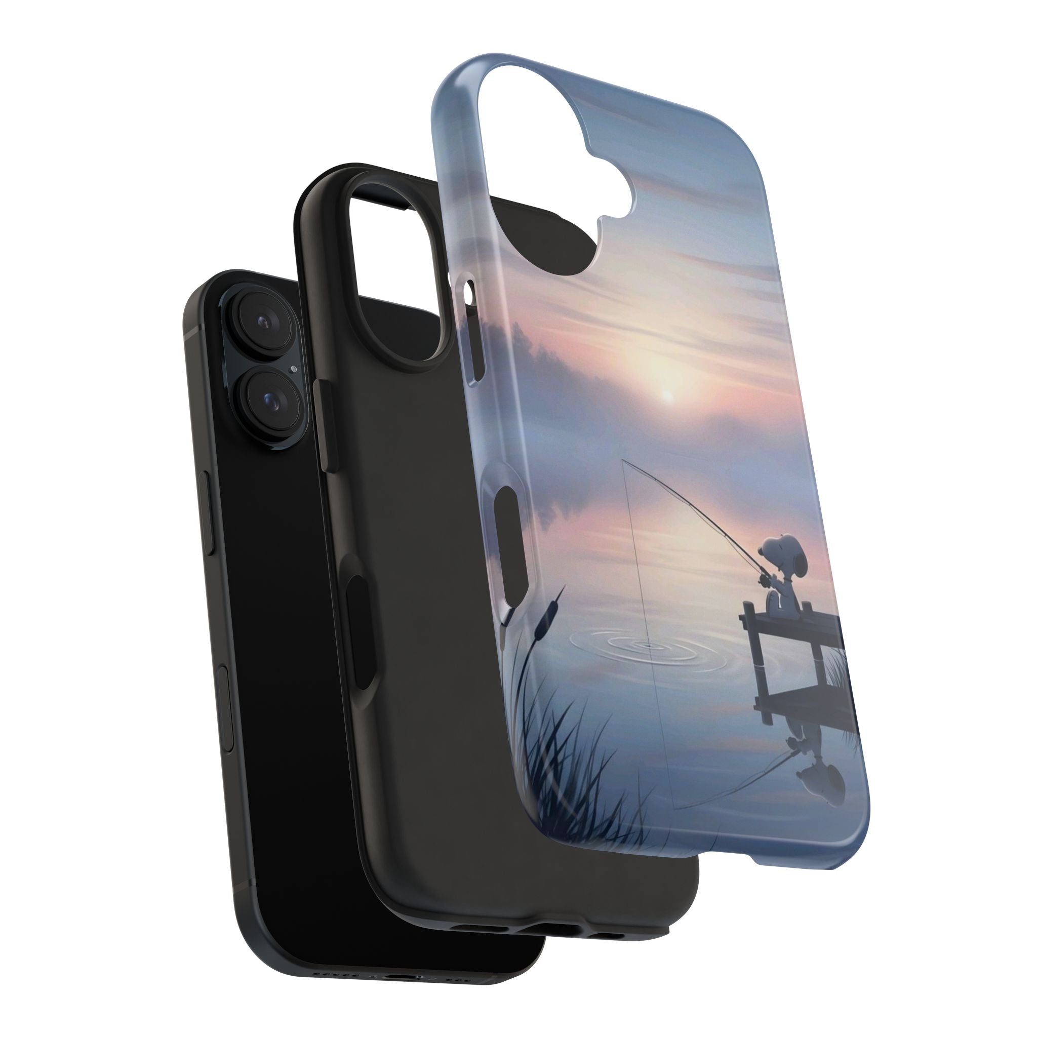 Sunset Fishing Phone Case