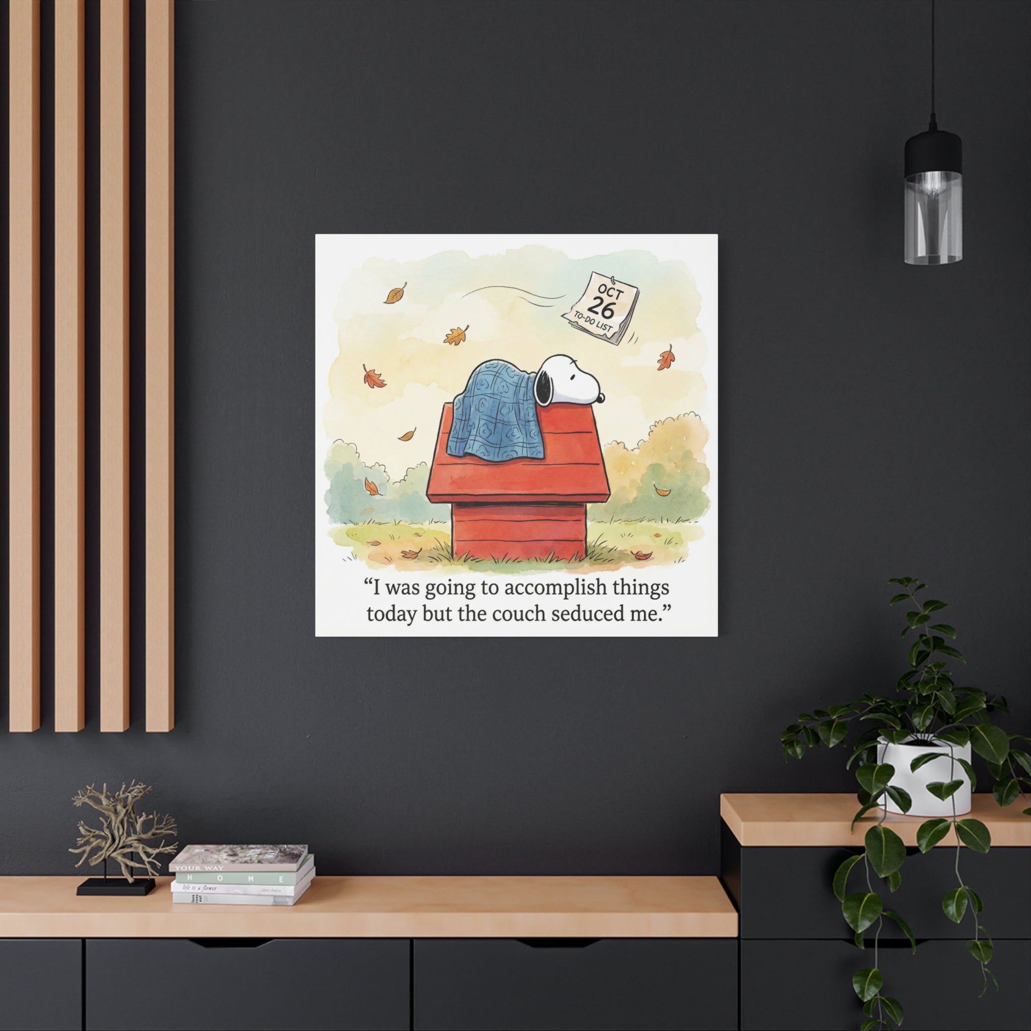 Couch Seduced Me Canvas
