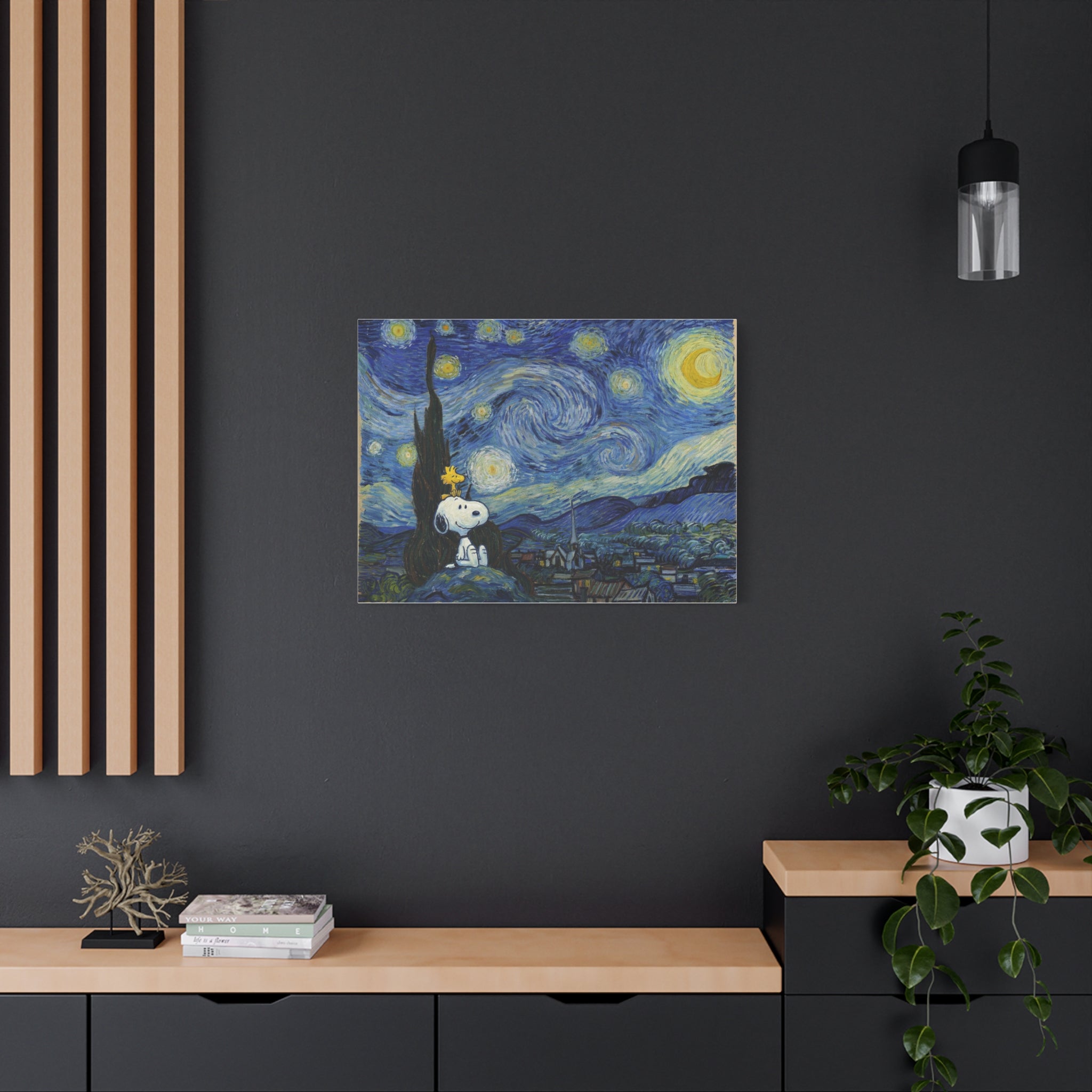 Woodstock Starry Night Canvas