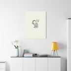 Sleeping Dog Headphones Canvas