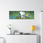Snoopy Rowboat Canvas