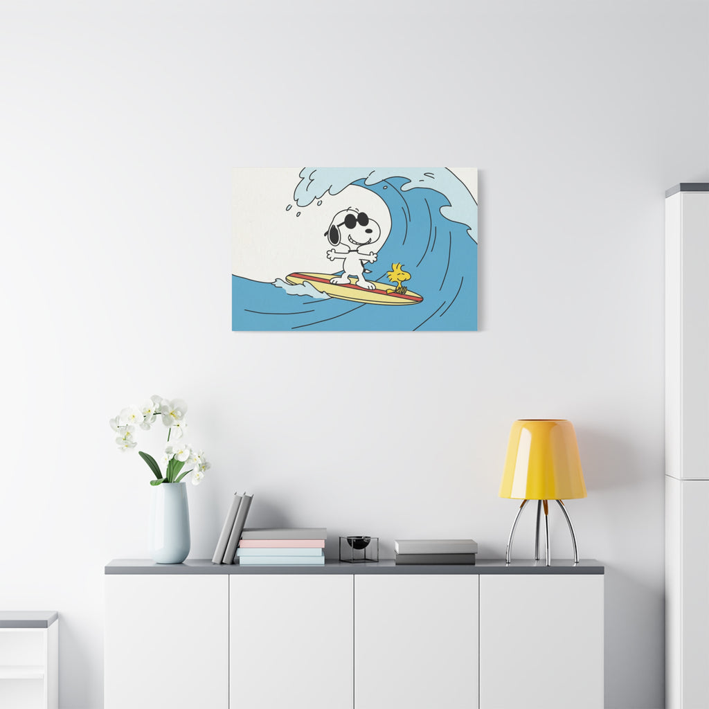 Snoopy Wave Rider Canvas