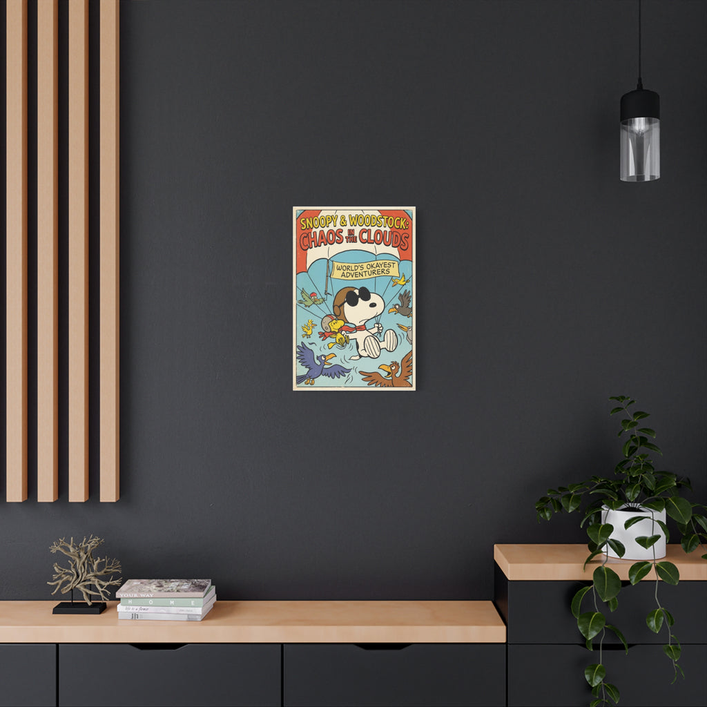 Chaos In Clouds Canvas