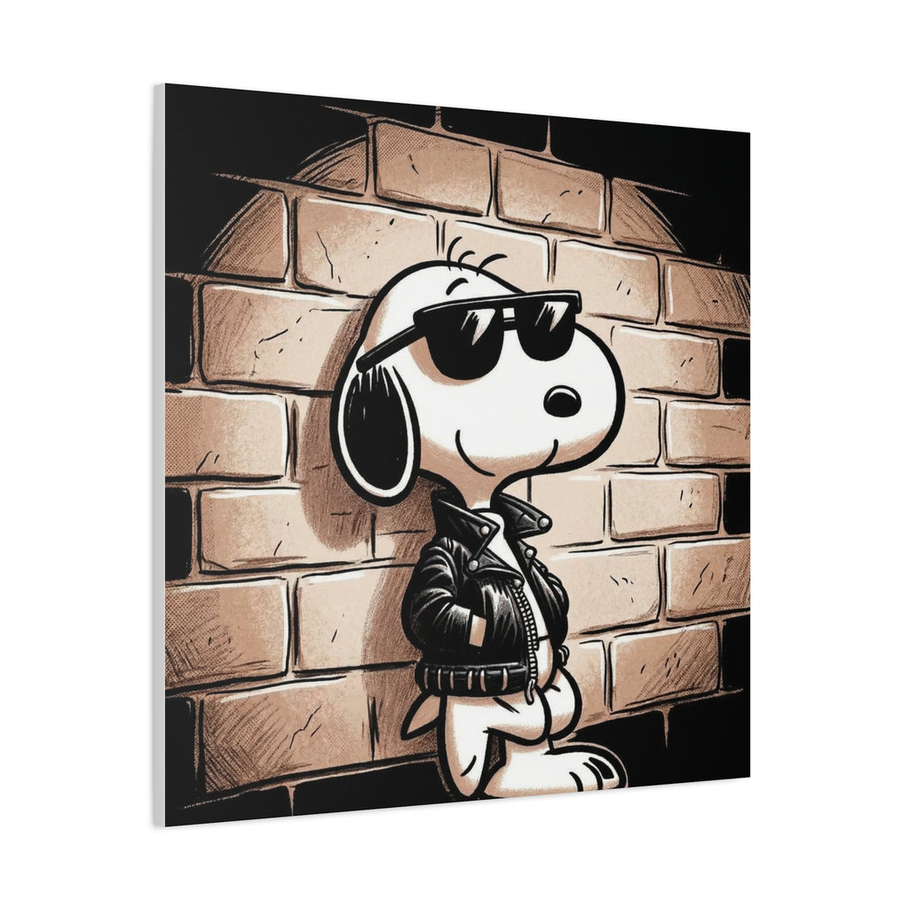 Cool Sunglasses Dog Canvas