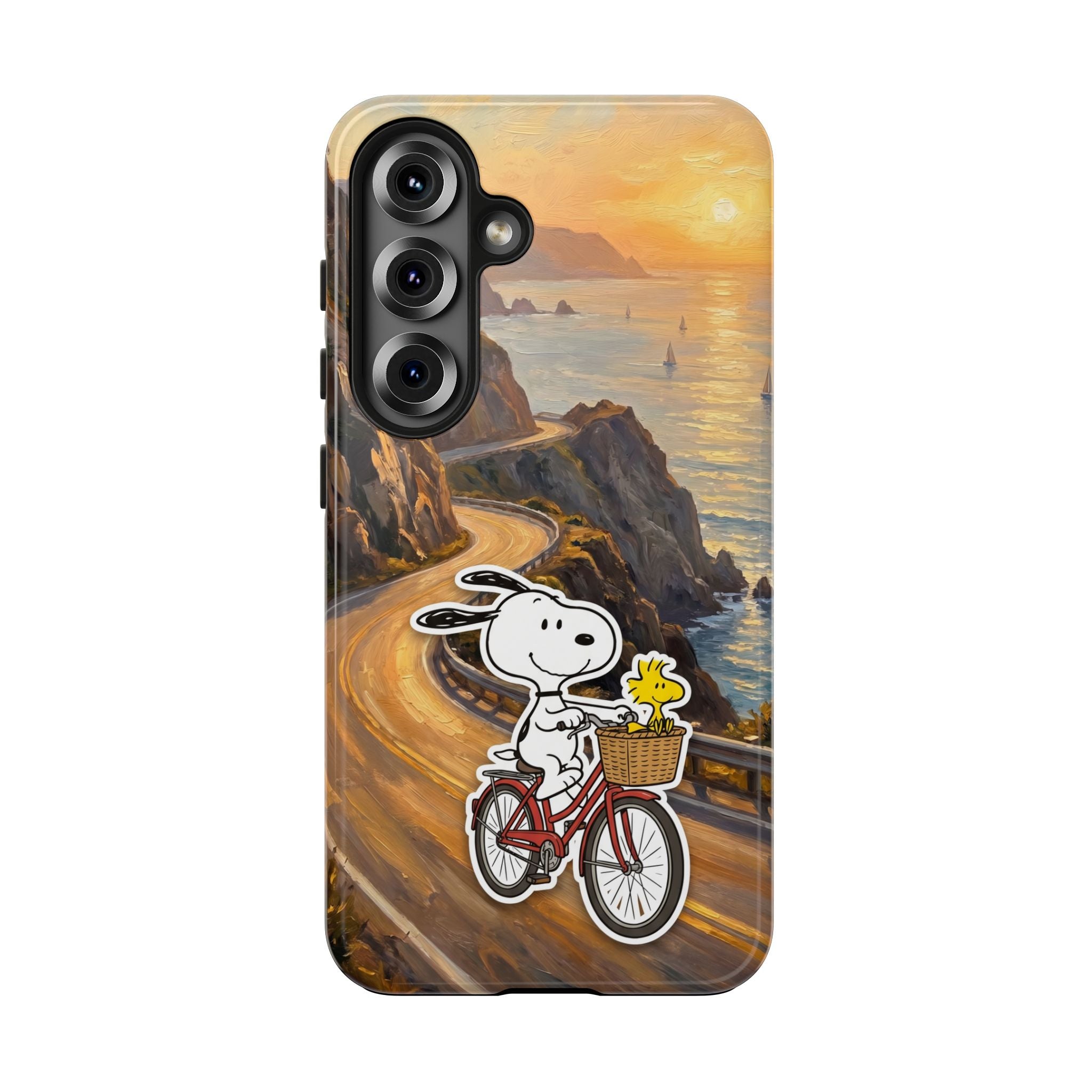 Snoopy Woodstock Bicycle Phone Case