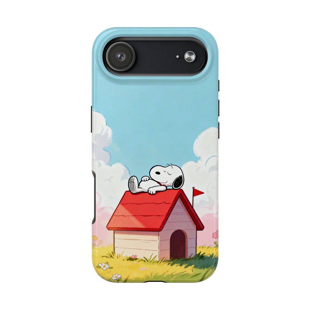 Relaxing Doghouse Phone Case