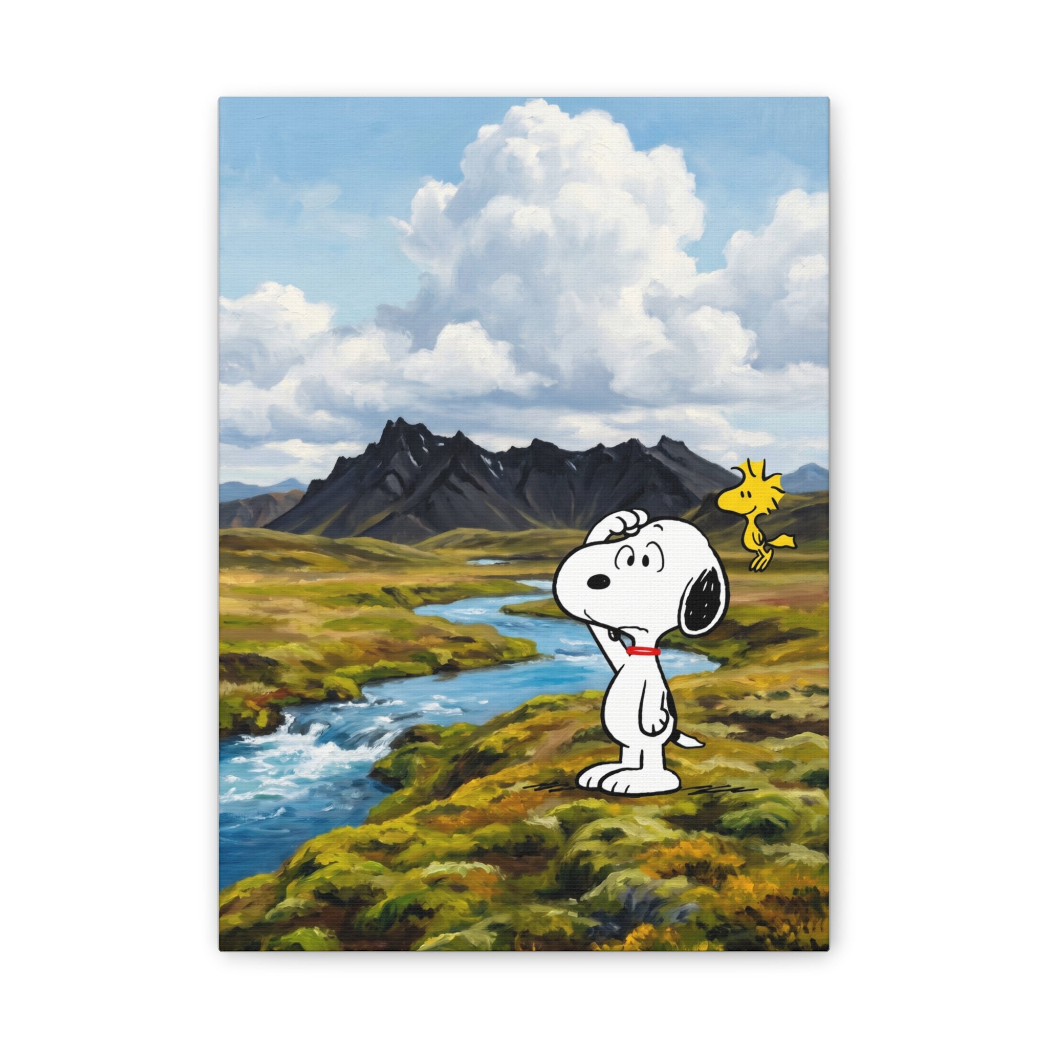 Snoopy Woodstock Landscape Canvas