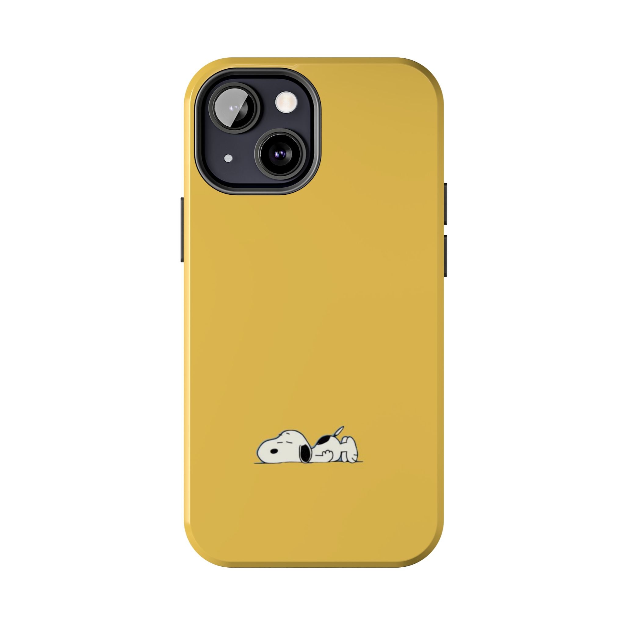 Sleeping Snoopy Yellow Phone Case