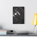 Black Sports Car Canvas