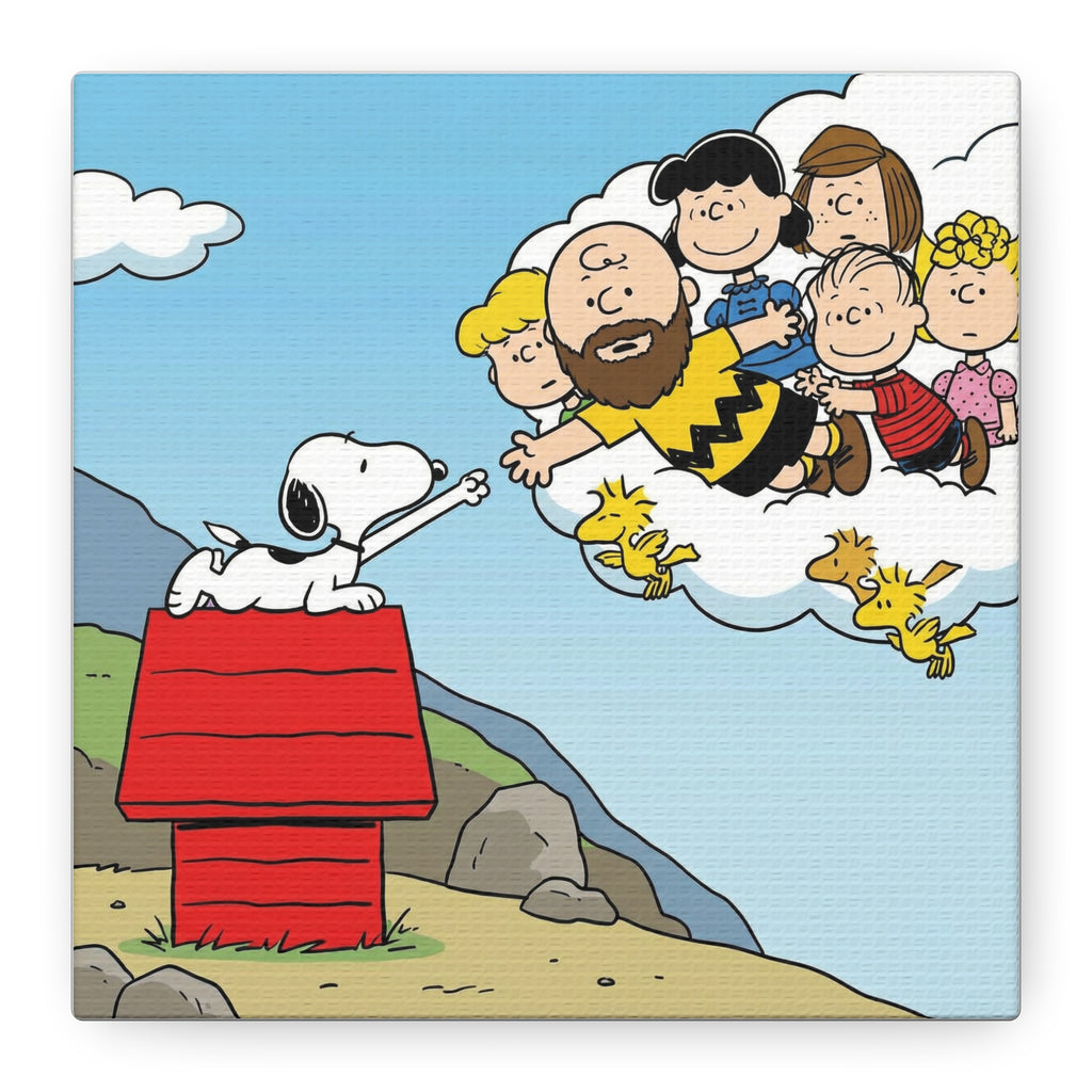 Snoopy Painting Reimagined Canvas
