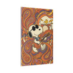 Psychedelic Snoopy Guitar Canvas