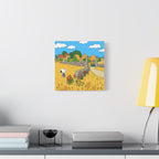 Snoopy Wheat Field Canvas