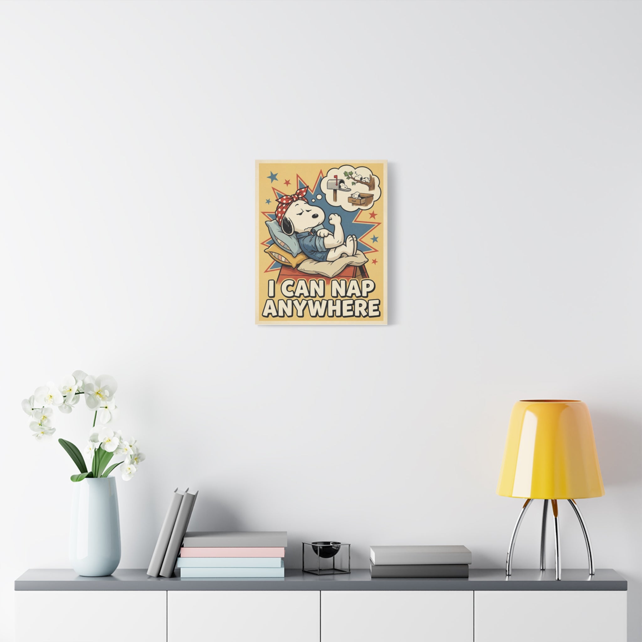 I Can Nap Anywhere Canvas