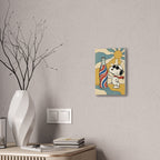 Retro Snoopy Soda Bottle Canvas