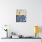 Snoopy Surf Illustration Canvas