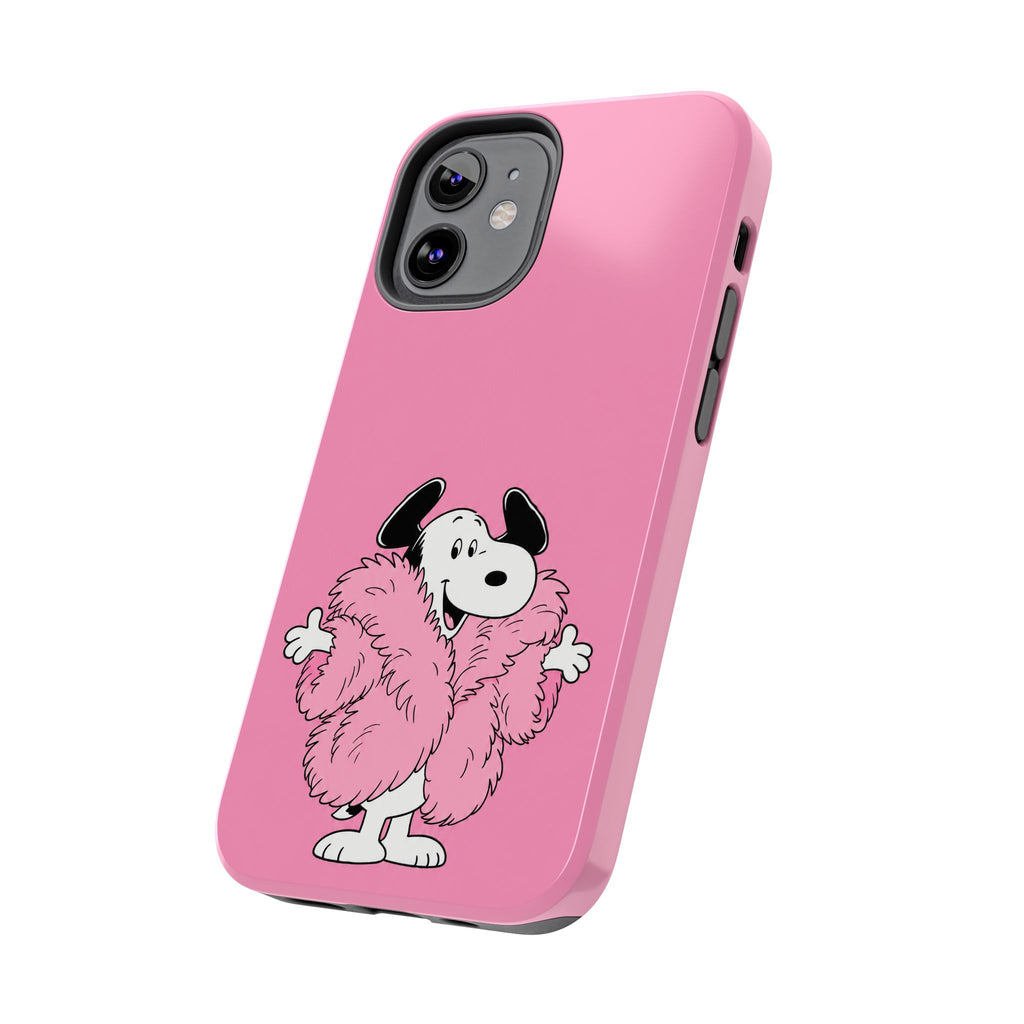 Pink Fuzzy Coat Case