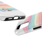 Pastel Stripe Peanuts Phone Case