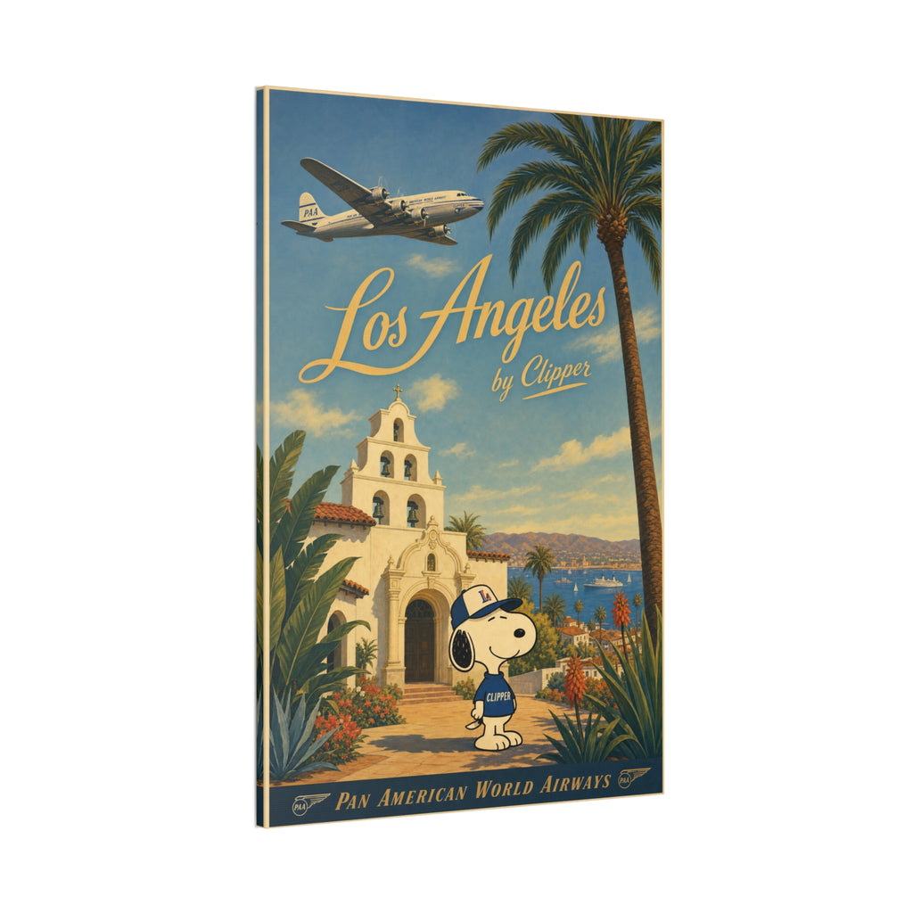 Los Angeles Snoopy Canvas