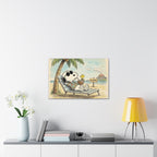 Tropical Aloha Beach Canvas