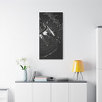 Black Sports Car Canvas