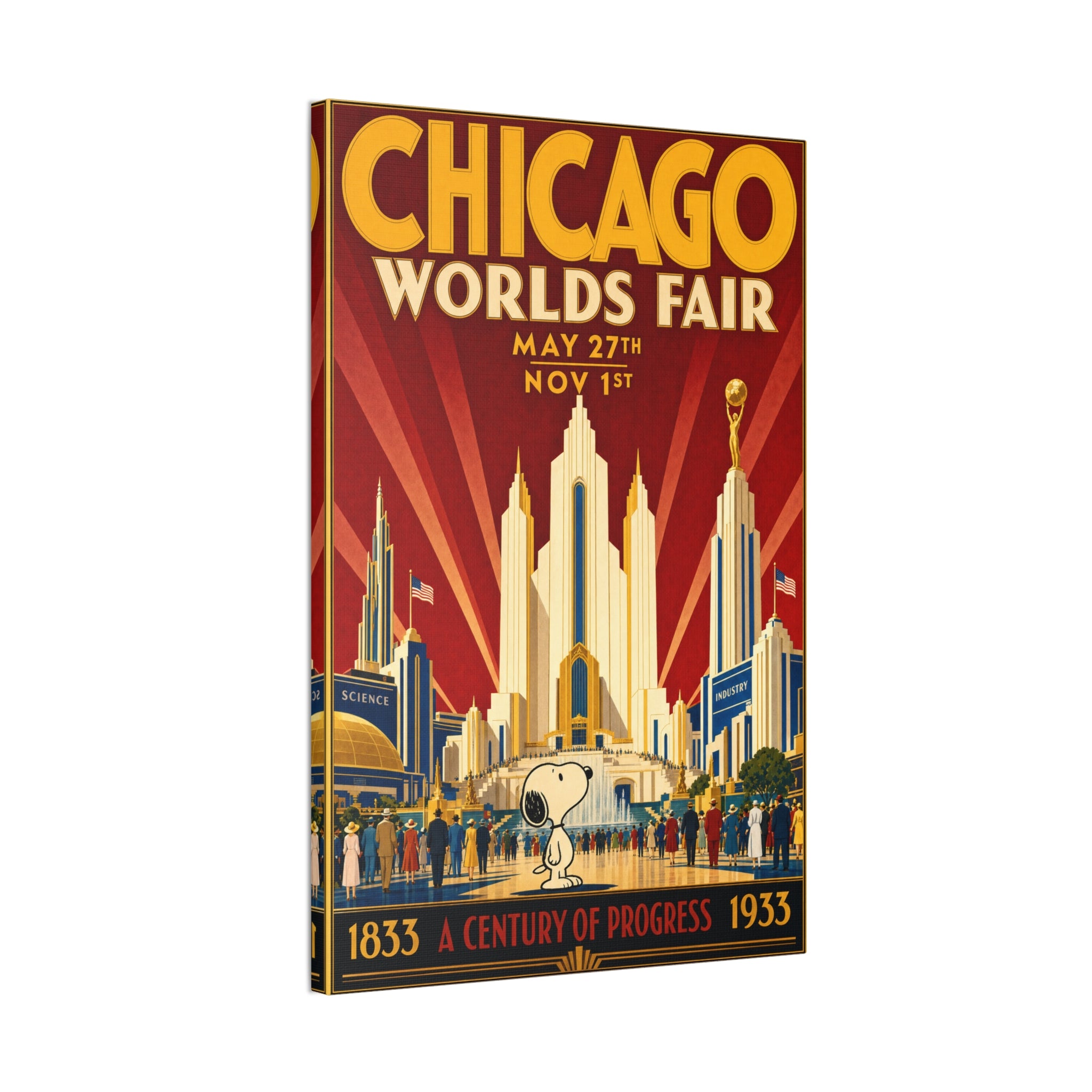 Chicago 1933 Fair Canvas