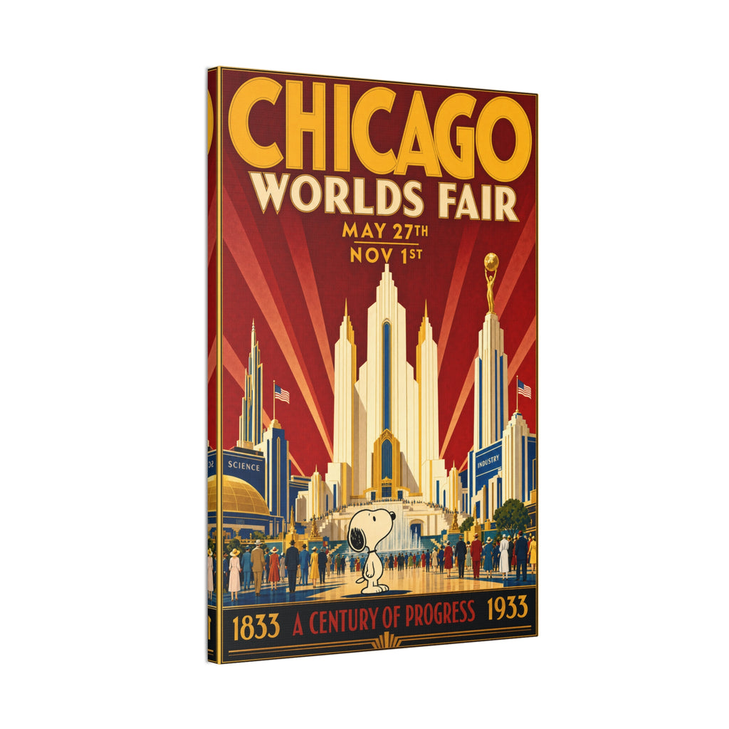 Chicago Fair Vintage Canvas