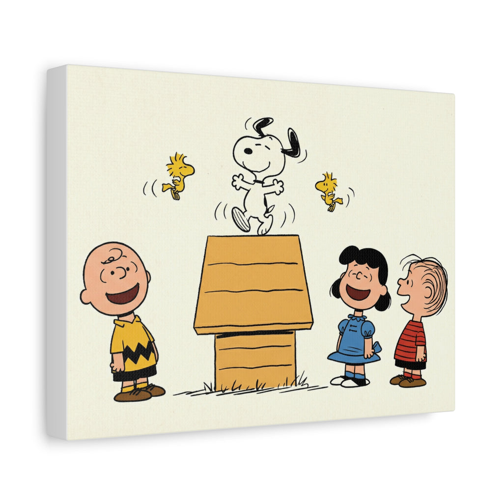 Snoopy Dancing Gang Canvas