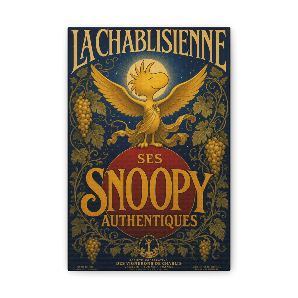 Snoopy Vintage Poster Canvas