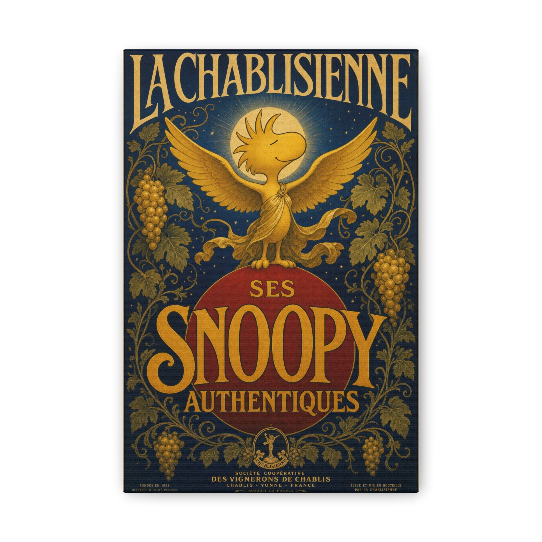 Snoopy Vintage Poster Canvas