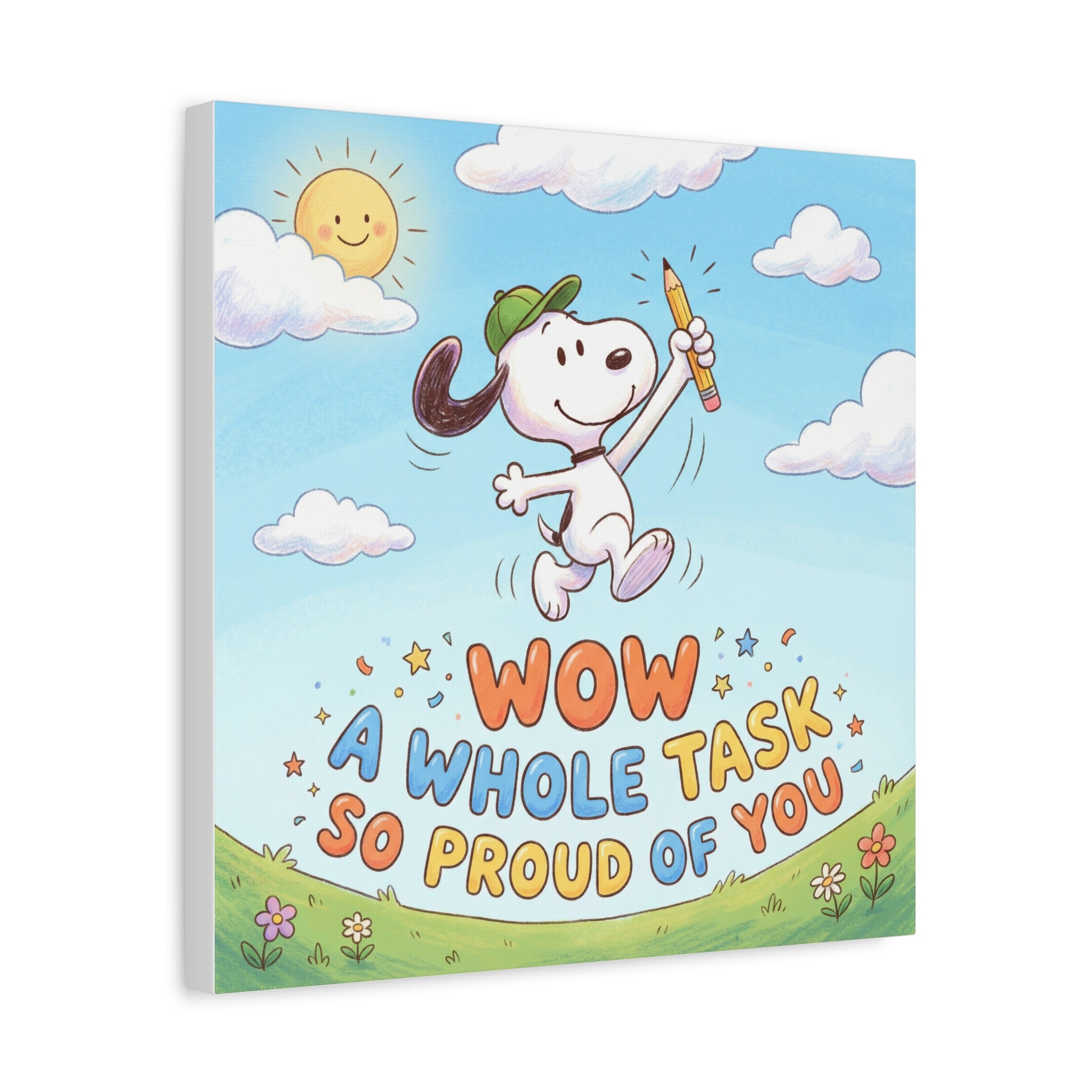 Whole Task Proud Canvas