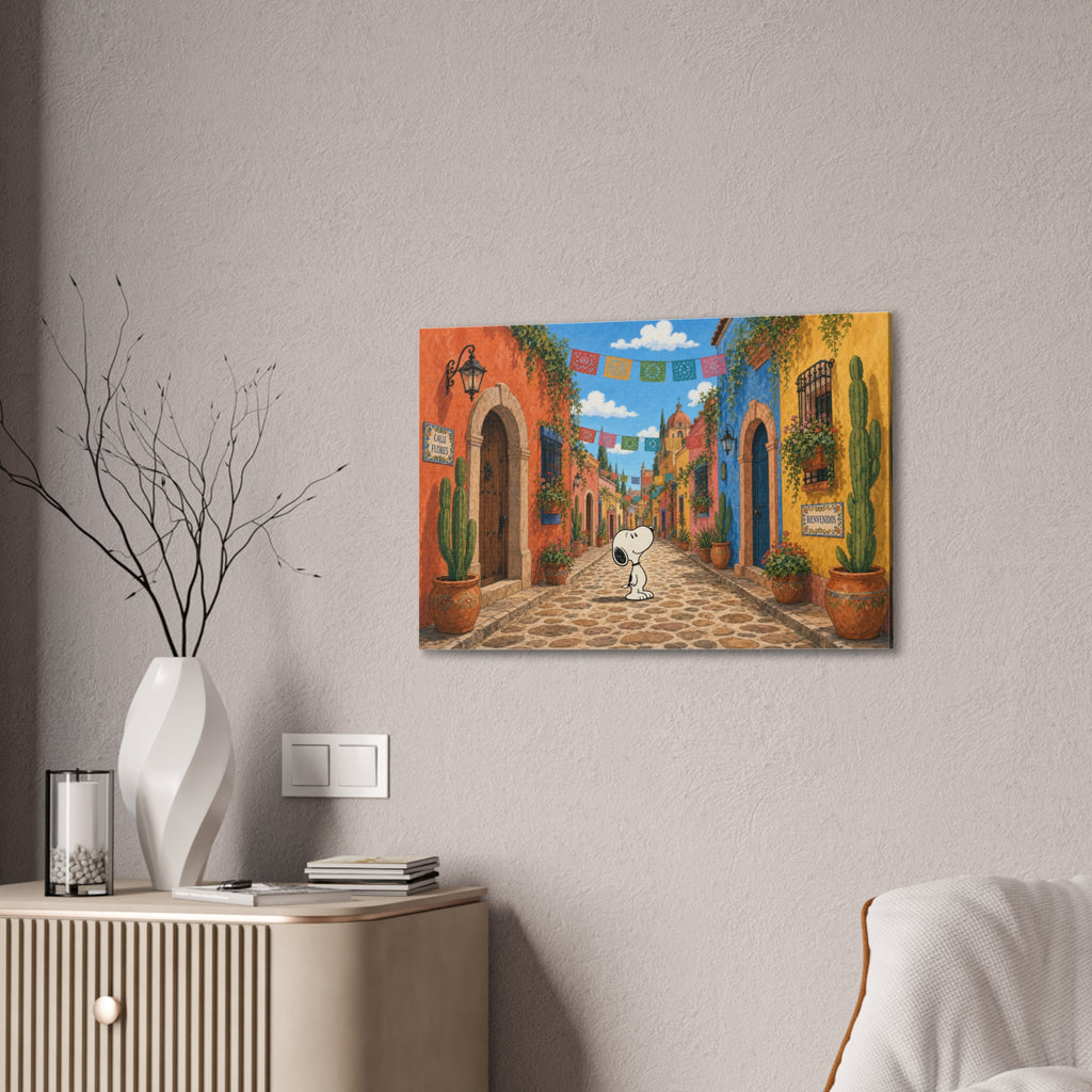 Mexican Street Canvas
