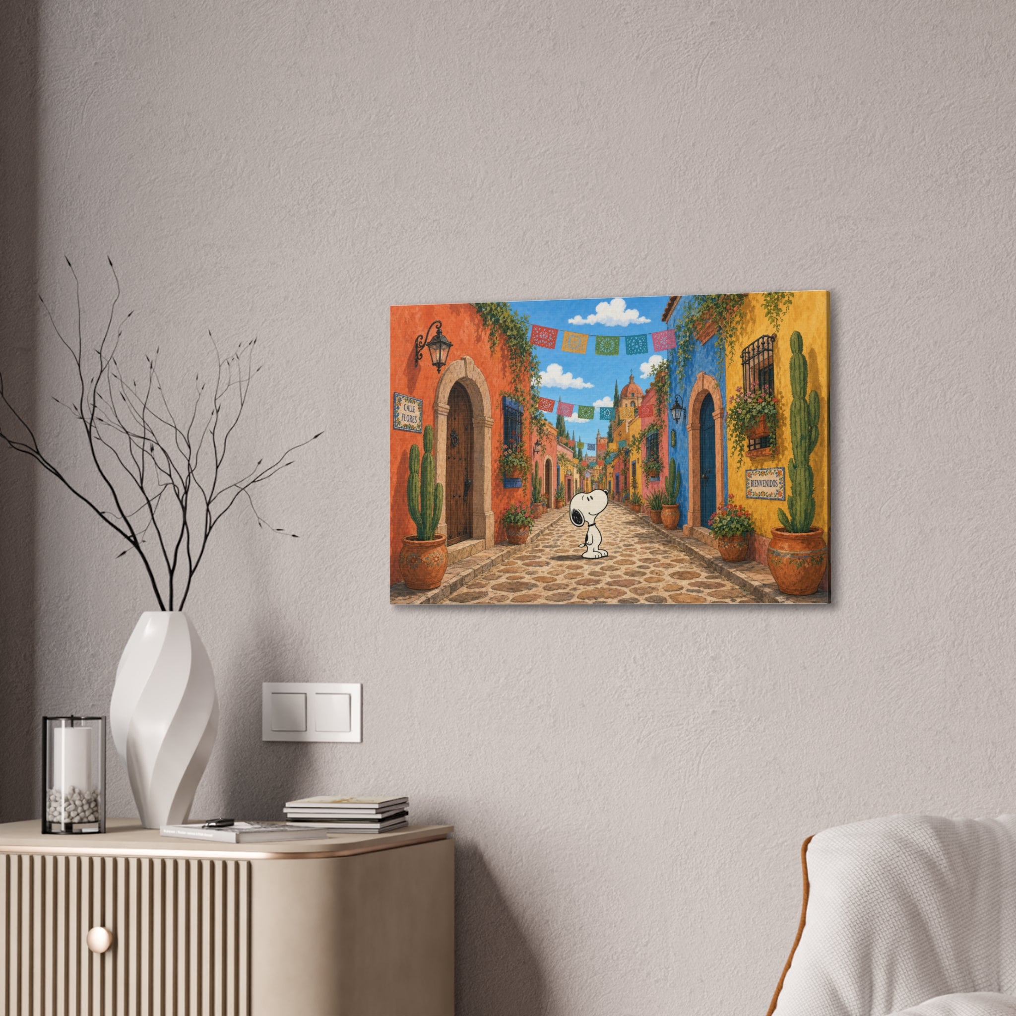 Mexican Street Canvas