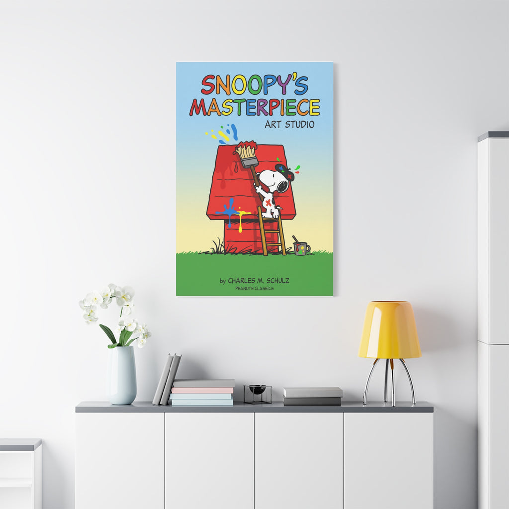 Painting Doghouse Canvas