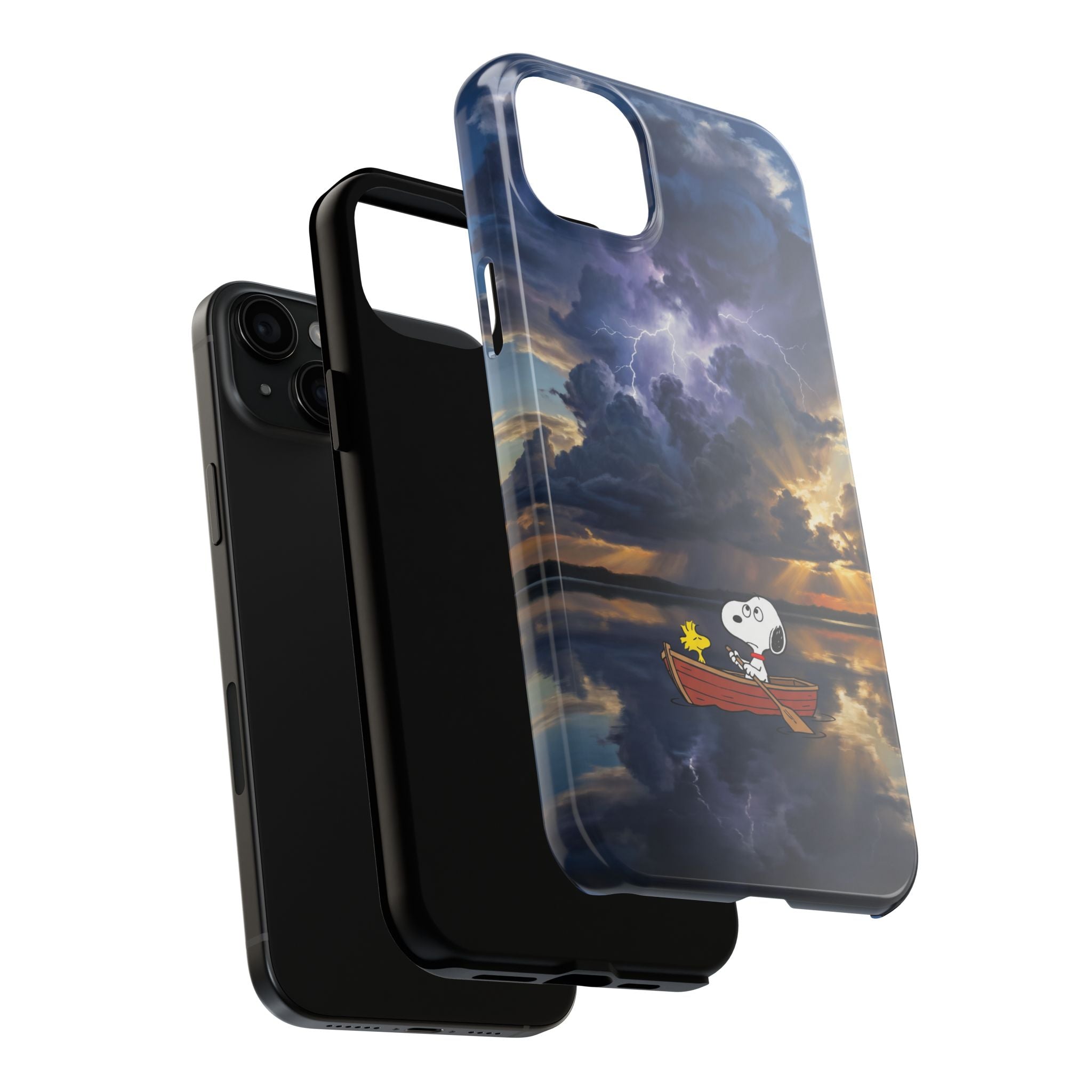 Stormy Rowboat Phone Case