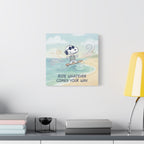 Ride Whatever Comes Canvas
