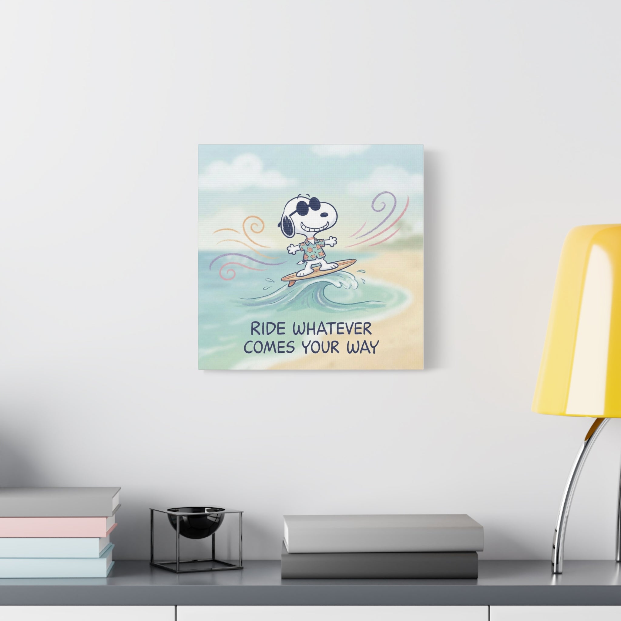 Ride Whatever Comes Canvas
