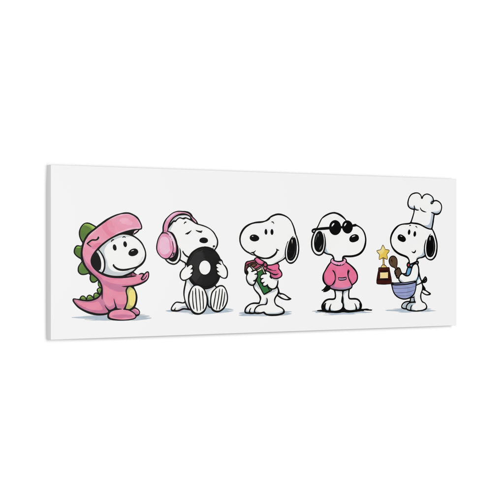 Snoopy Lineup Canvas