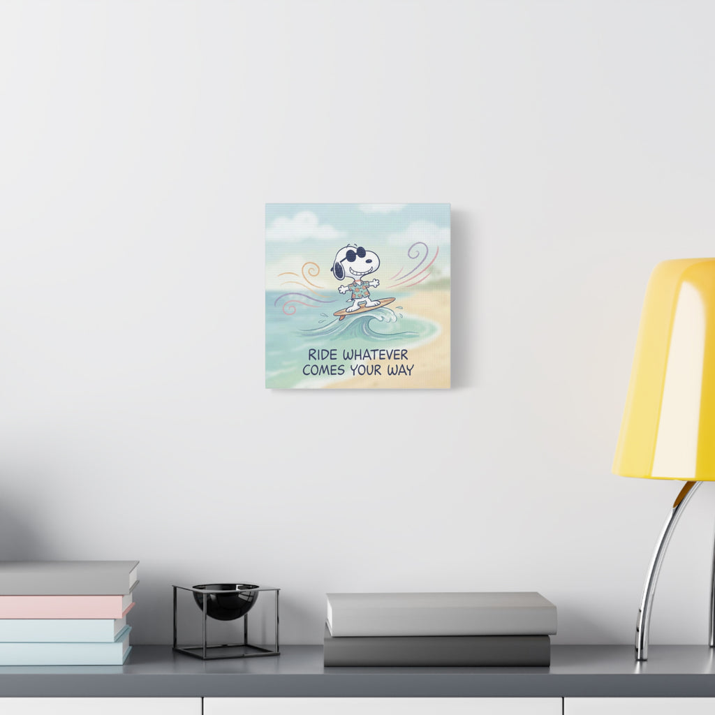 Ride Whatever Comes Canvas