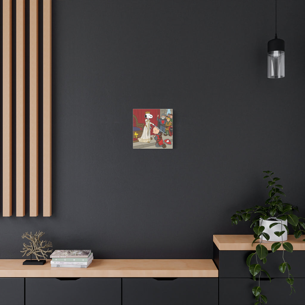 Snoopy Knight Canvas