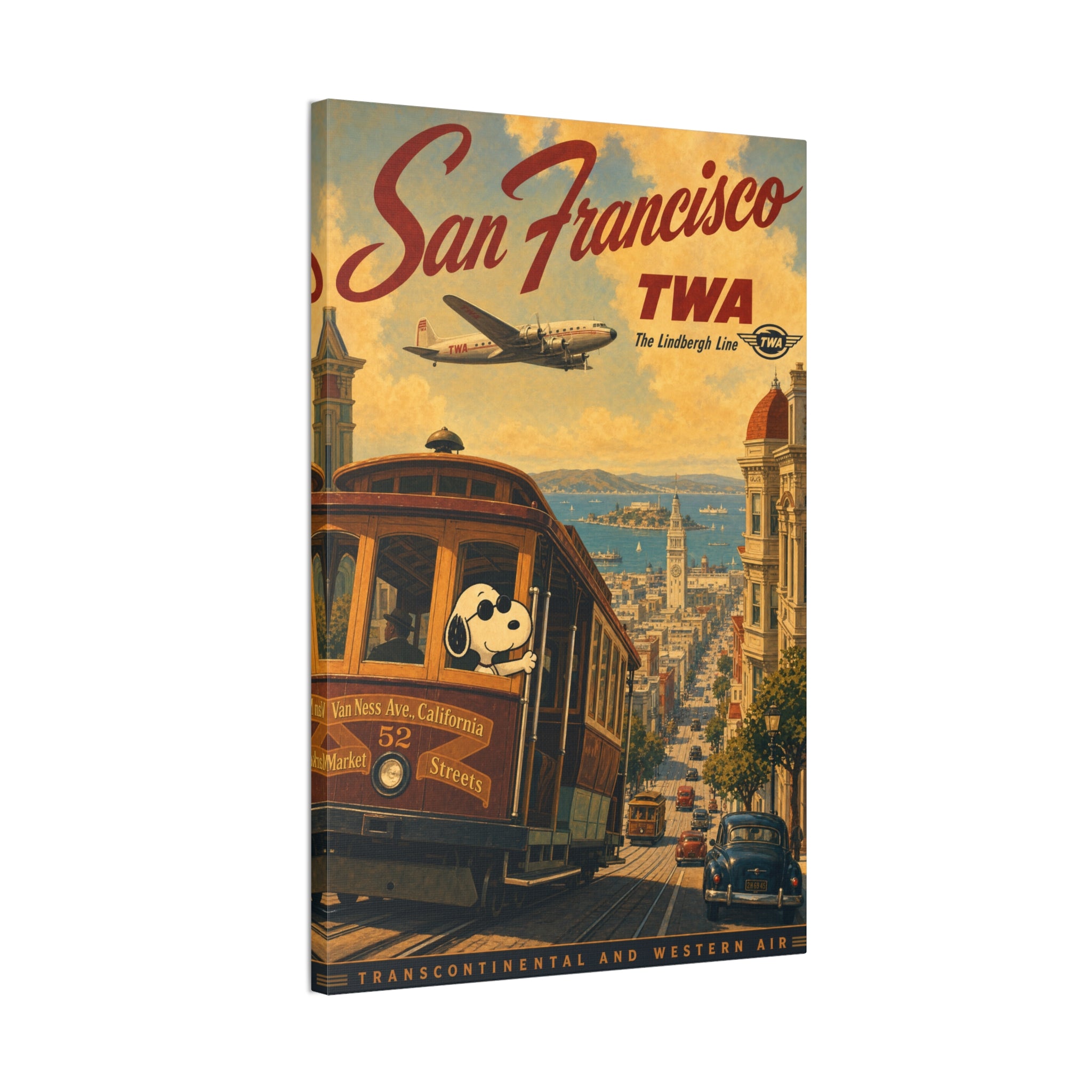 San Francisco Cable Canvas