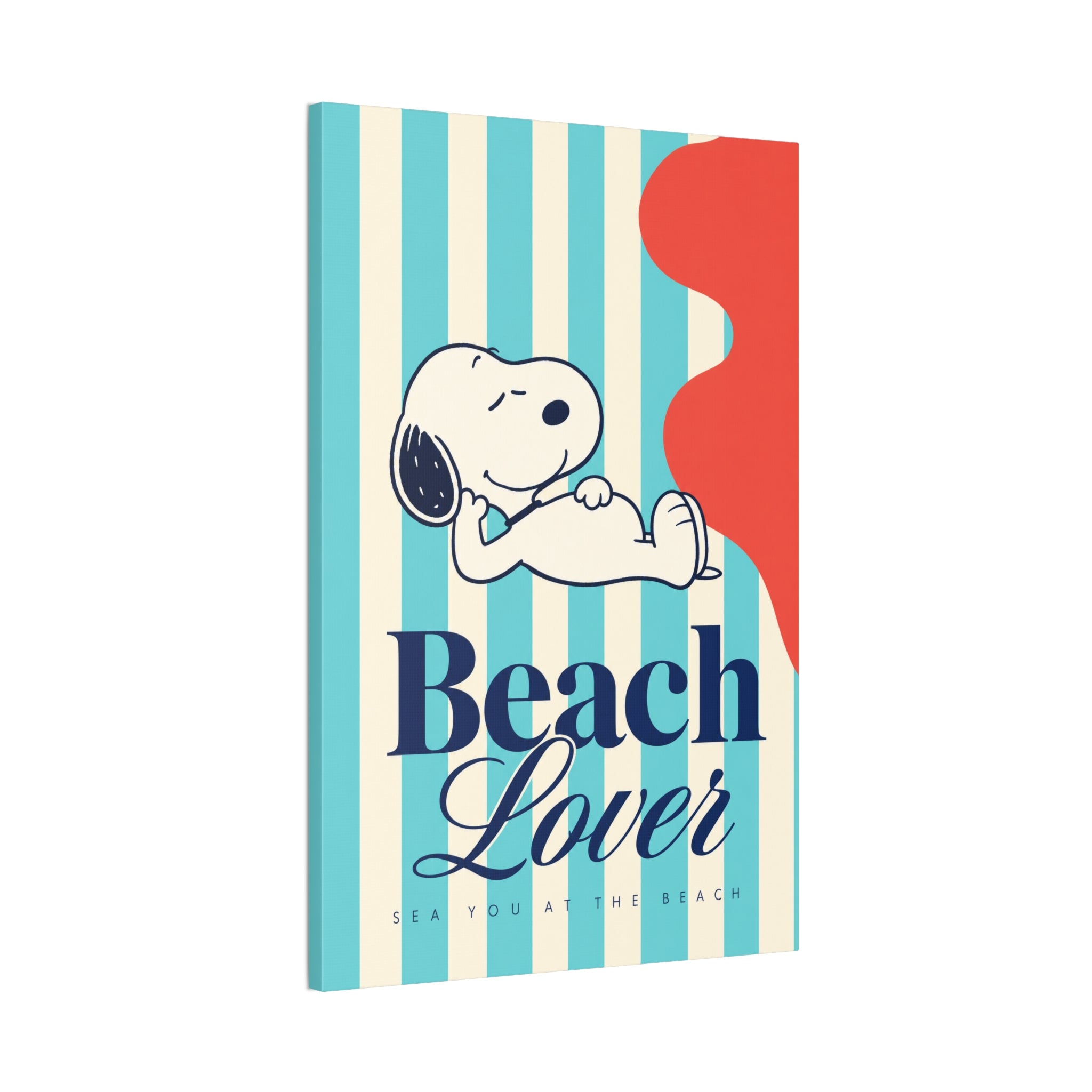 Snoopy Beach Lover Canvas