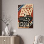 Woodstock 1969 Poster Canvas