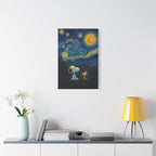 Starry Night Friends Canvas