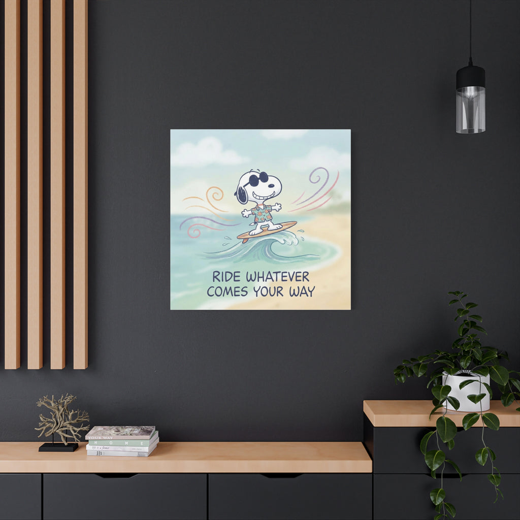 Ride Whatever Comes Canvas